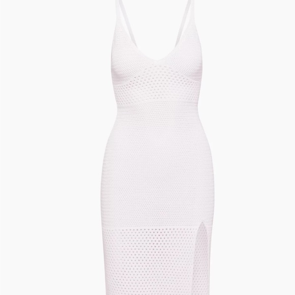 Aritzia Dresses Aritzia Wilfredevie Midi Dressvneck Crocheted Midi